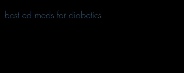 best ed meds for diabetics