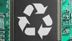 pcb recycling icon